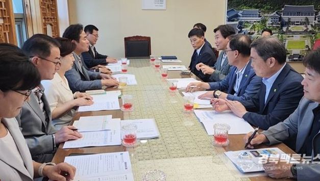 조현일 경산시장, 지역 현안 해결을 위한 경북도청 방문