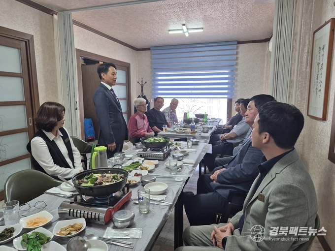보훈단체장 초청 간담회(사진=영덕교육지원청)
