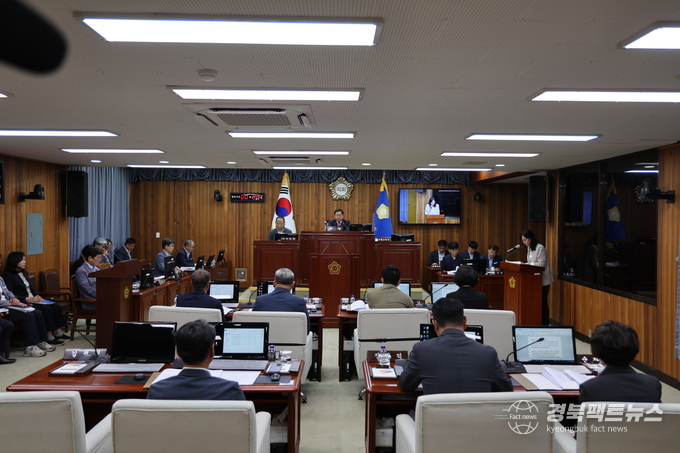 제285회 울진군의회 제1차 정례회(사진=울진군의회)