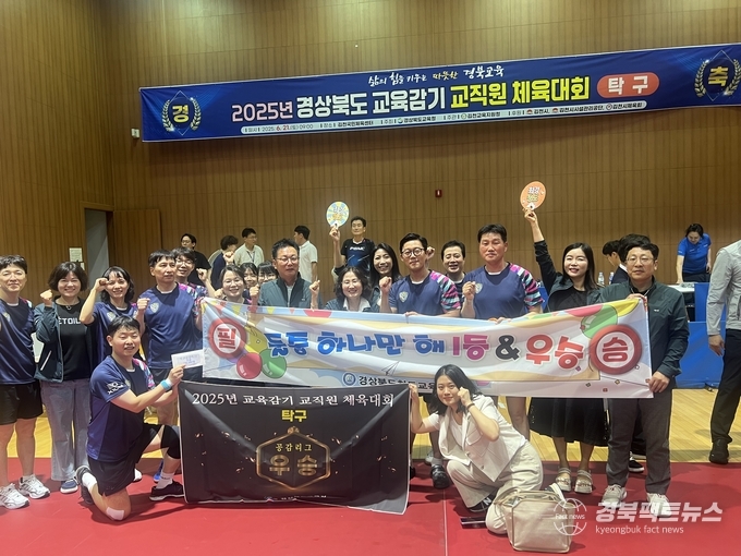 2025 교육감기 교직원 체육대회 종합 준우승 쾌거(사진=청도교육지원청)