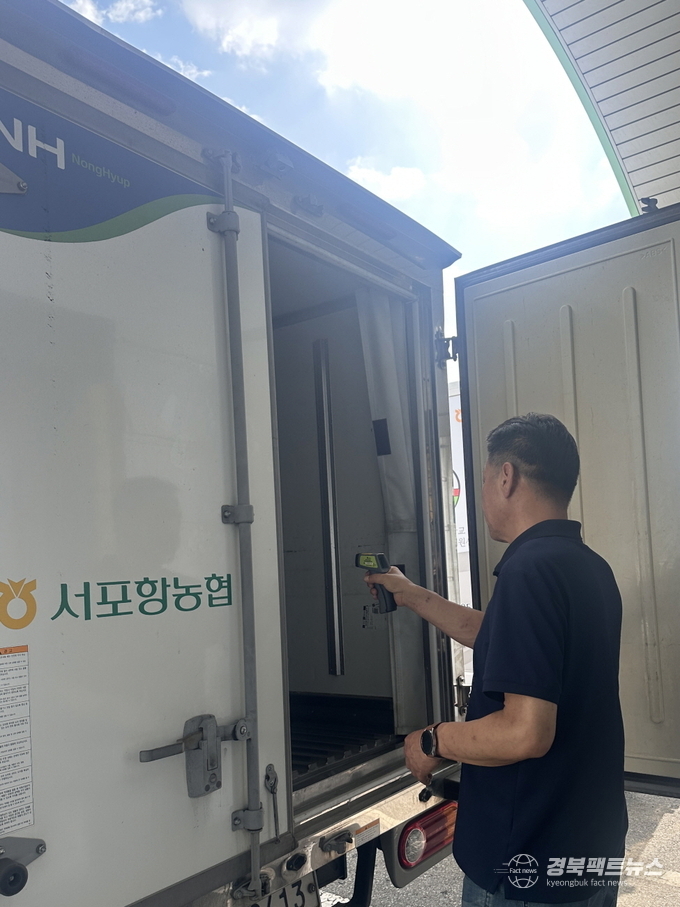 복지환경위생과_식품 부패 예방! 여름철 식품운반차량 특별 점검(사진=포항시 북구청)