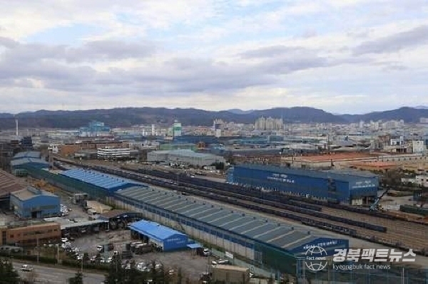 포항철강공단 전경