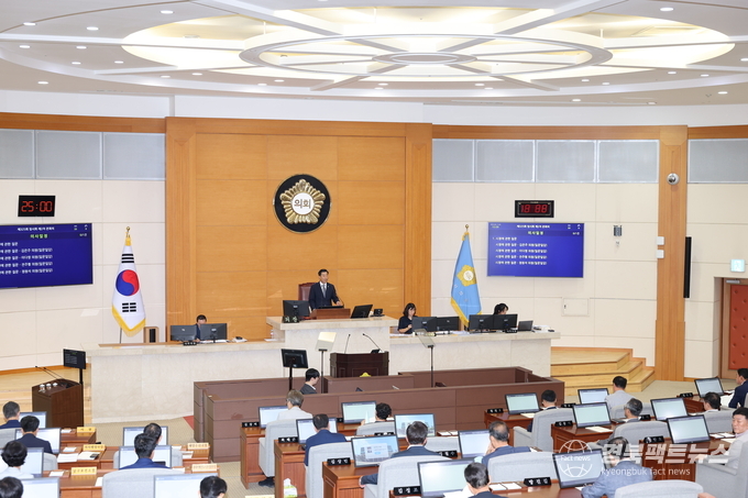 제325회 임시회 본회의 장면.(사진=포항시의회)