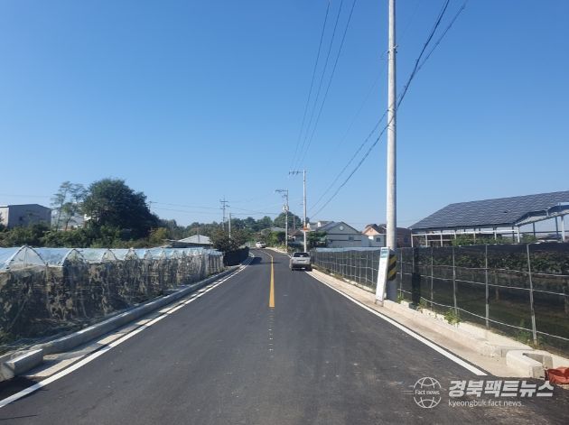당리~신월간(농도301호선) 농어촌도로 개통