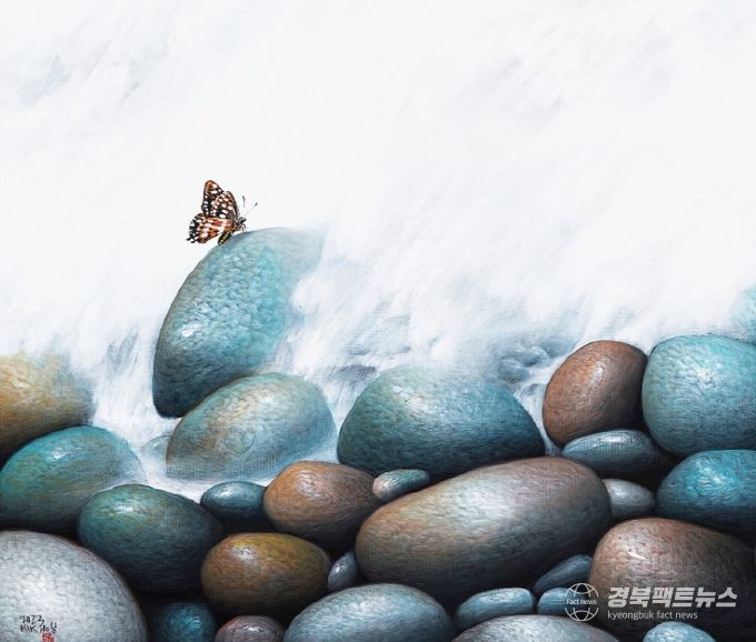 남학호 46년 화업, 돌과 나비로 완성한 ‘불이(不二)의 세계