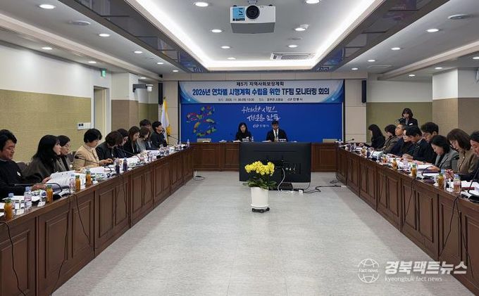 안동시, 2026년 지역사회보장계획 수립 위한 TF팀 모니터링 회의 개최