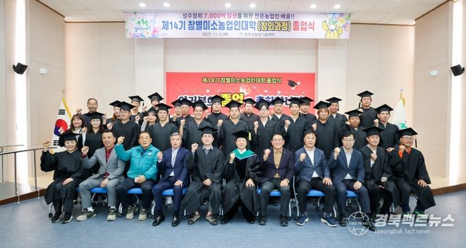 성주참외 7,000억 달성을 위한 전문농업인 33명 배출