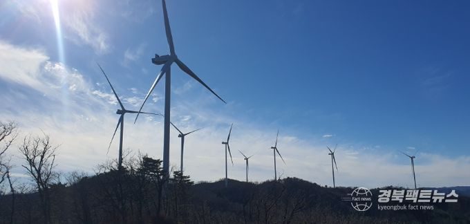 봉화 석포면 ‘오미산 풍력발전단지’ 준공