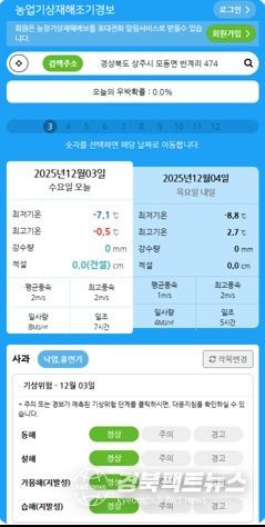 기상재해 조기경보서비스 확대보급