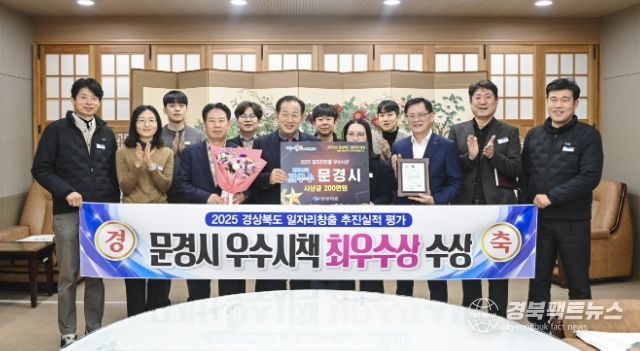 문경시, 2025년 일자리창출 추진실적 평가