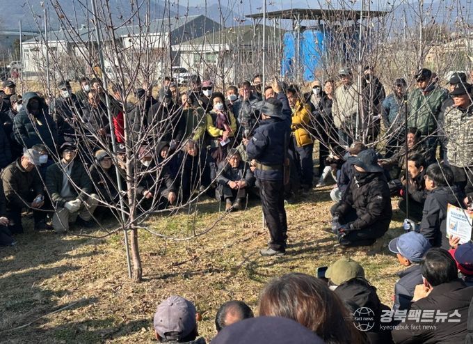 문경시, 일본 사과 전문가 초청 기술교육