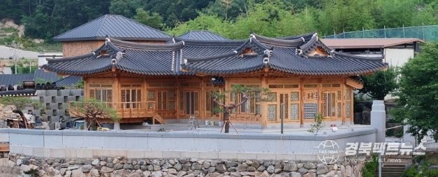 지난 2023년 한옥건축지원사업으로 준공된 한옥 전경