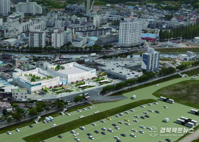 영덕전통시장 재건축 조감도.