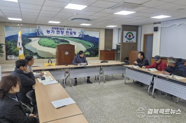 예천군, 기후변화 대응 ‘고품질 수박 재배’ 현장 컨설팅 본격 착수