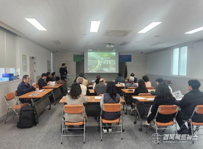 상주시, 도시생태축(개운천~남산) 복원사업 주민설명회