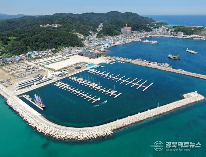 군관리계획 재정비 마리나항만 전경