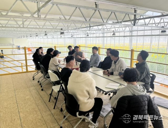 봉화군, 임대형 스마트팜 생산 토마토 유통협의 간담회 가져